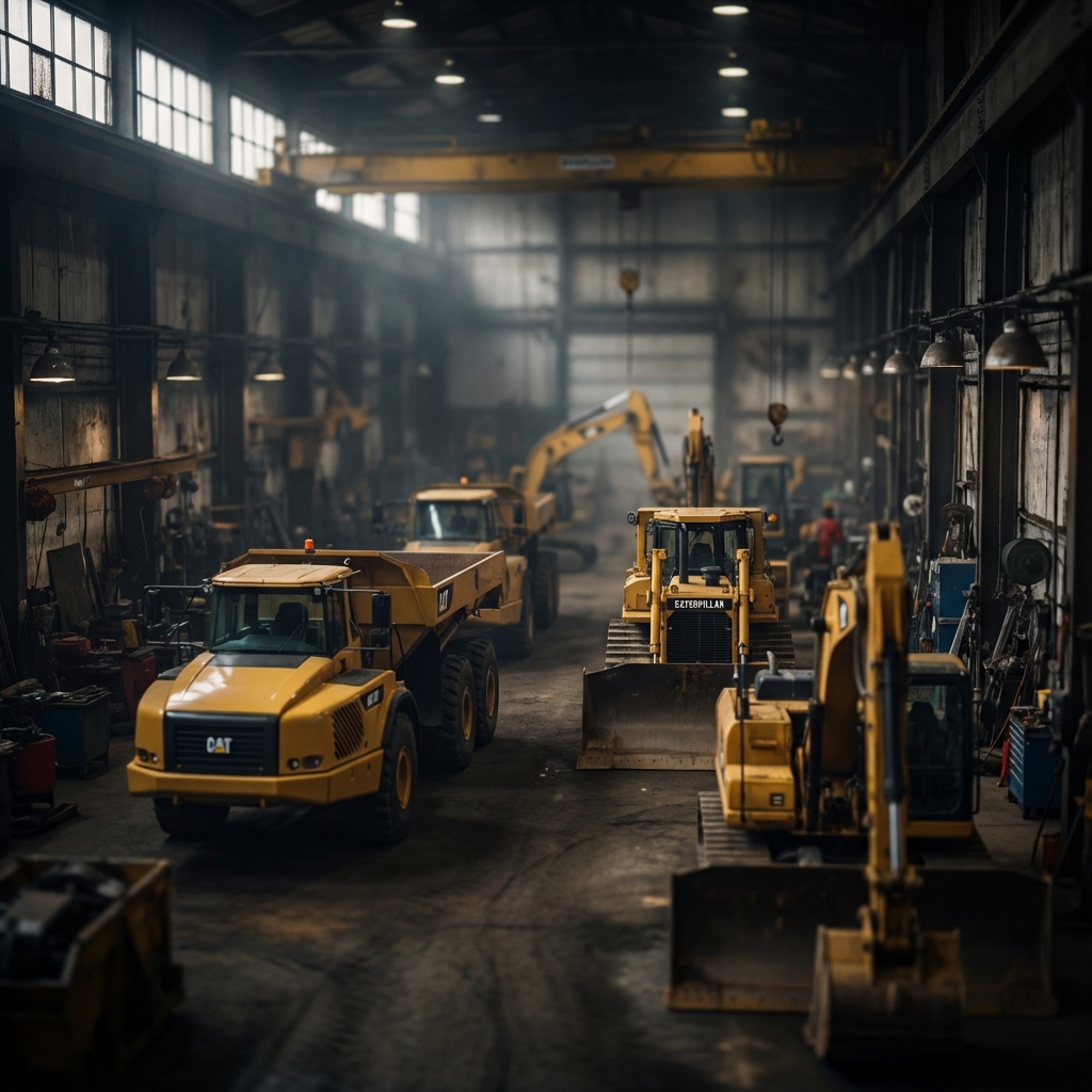 Taller de maquinaria pesada Caterpillar